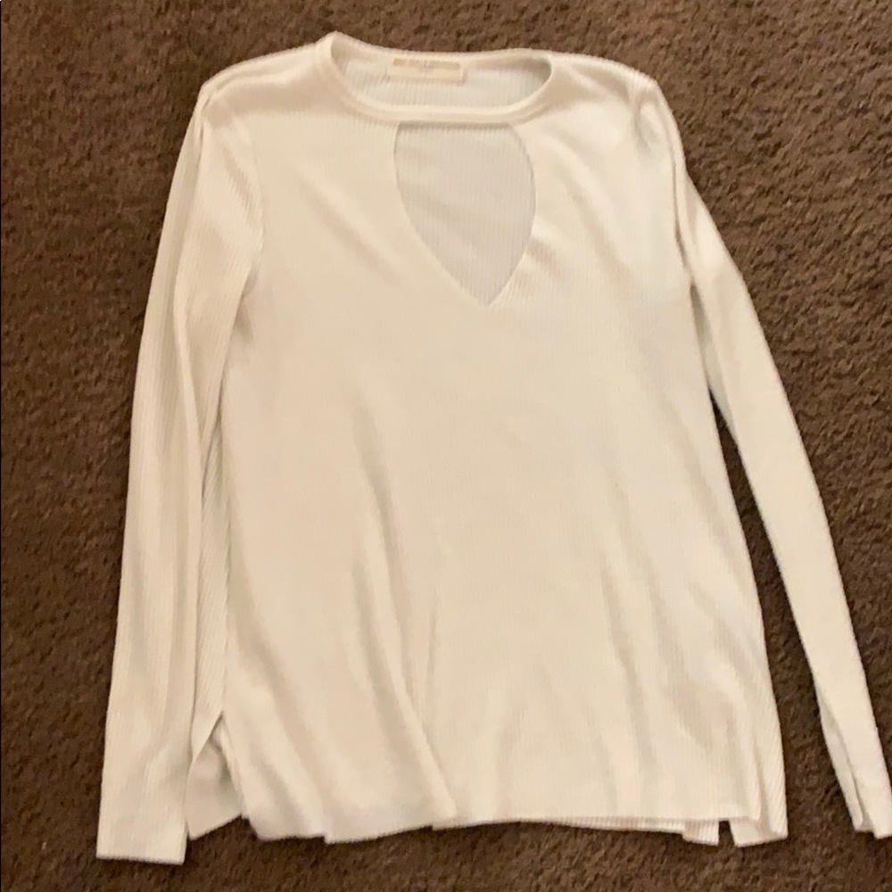 Urban outfitters White long sweater shirt